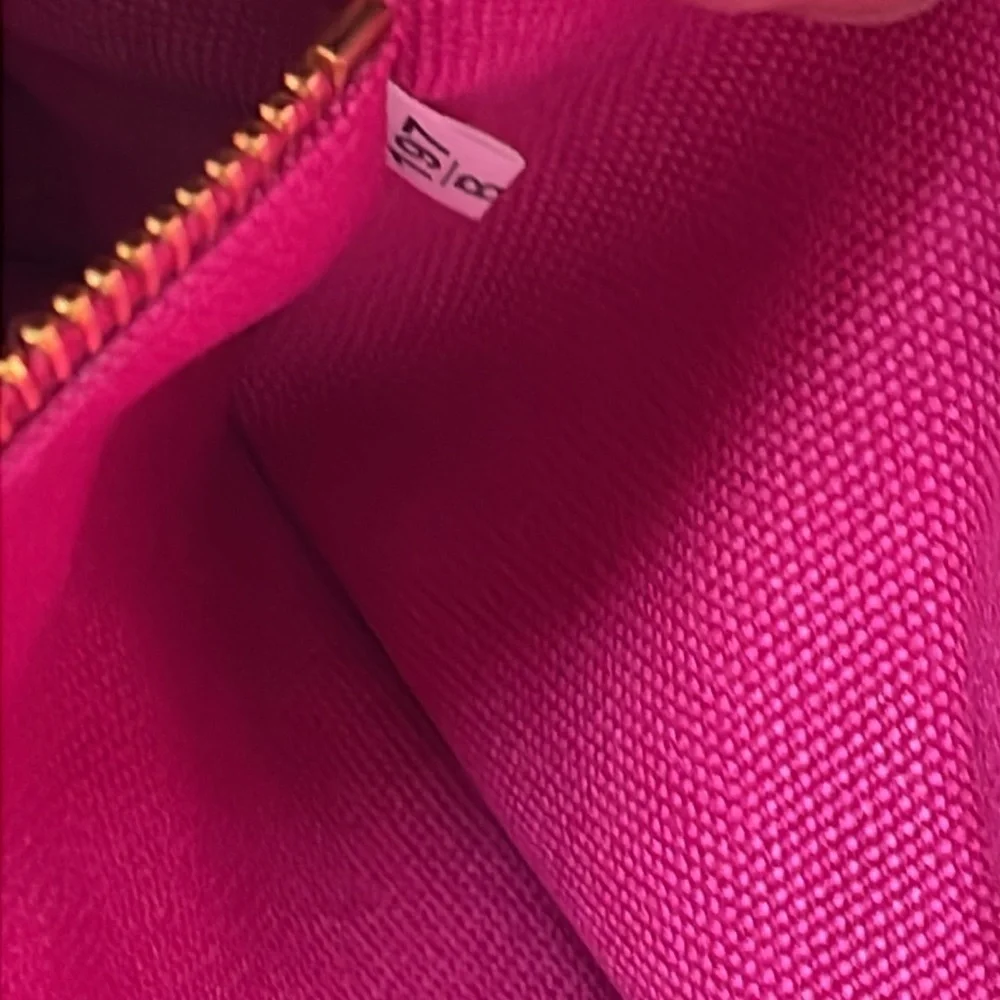 Prada Pink Canapa Tote Handbag Designer Logo Spring